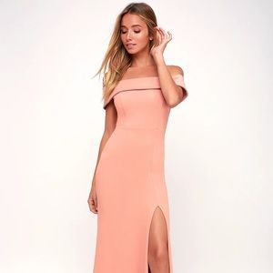 Lulu’s Off-the-Shoulder Maxi Dress